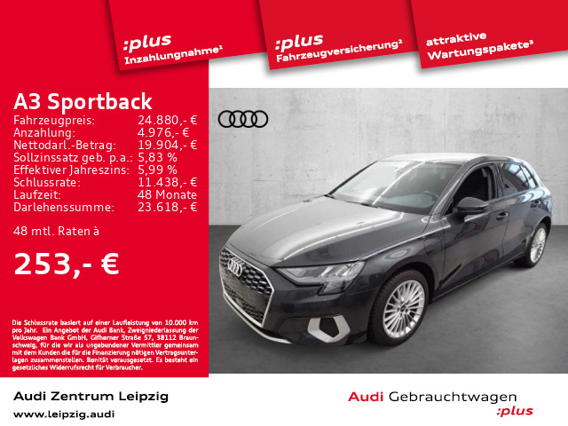 A3 Sportback 40 TFSIe advanced *Navi*AHK*