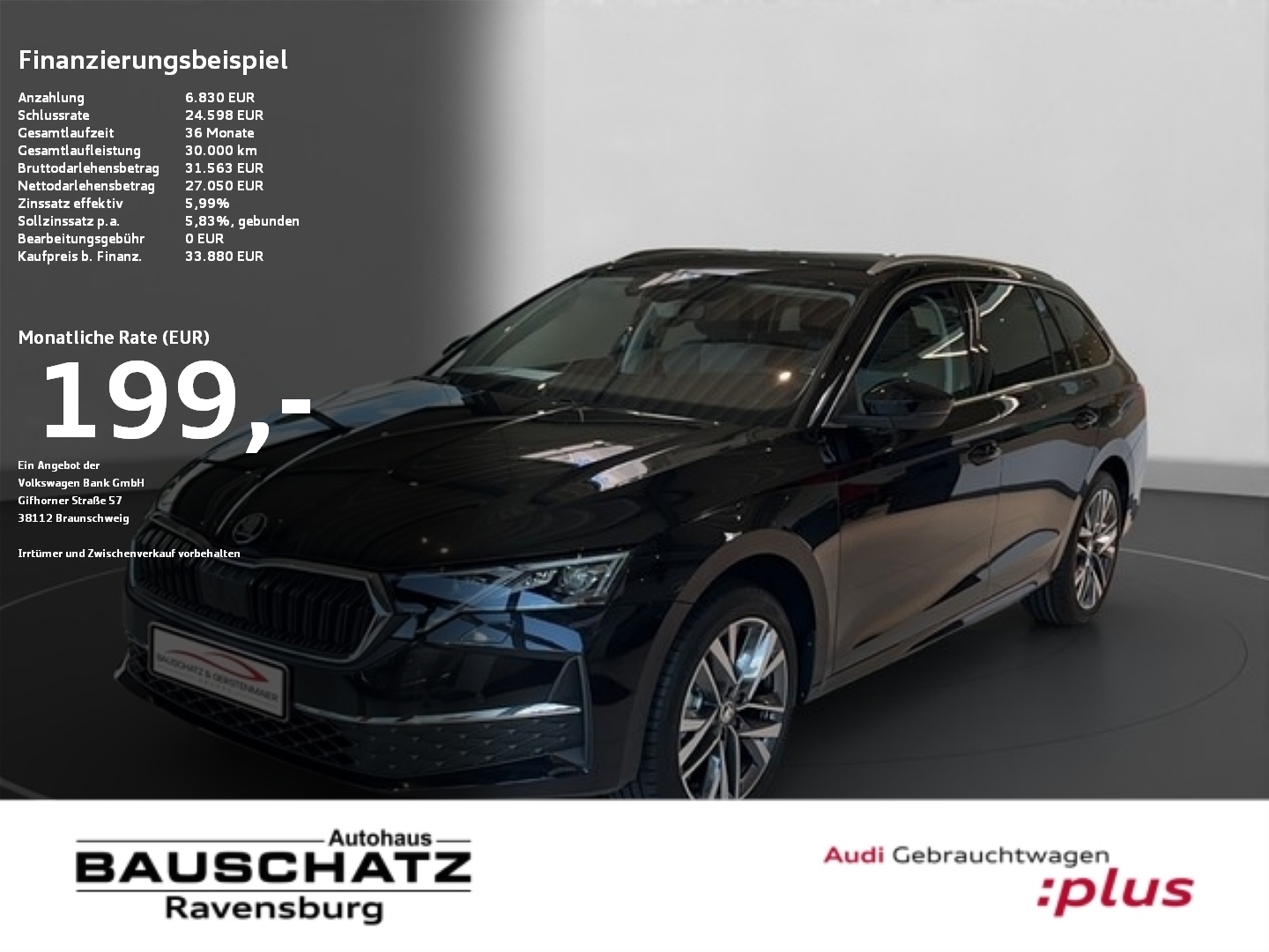 Skoda Octavia 1.5 TSI Combi 110 Exclusive