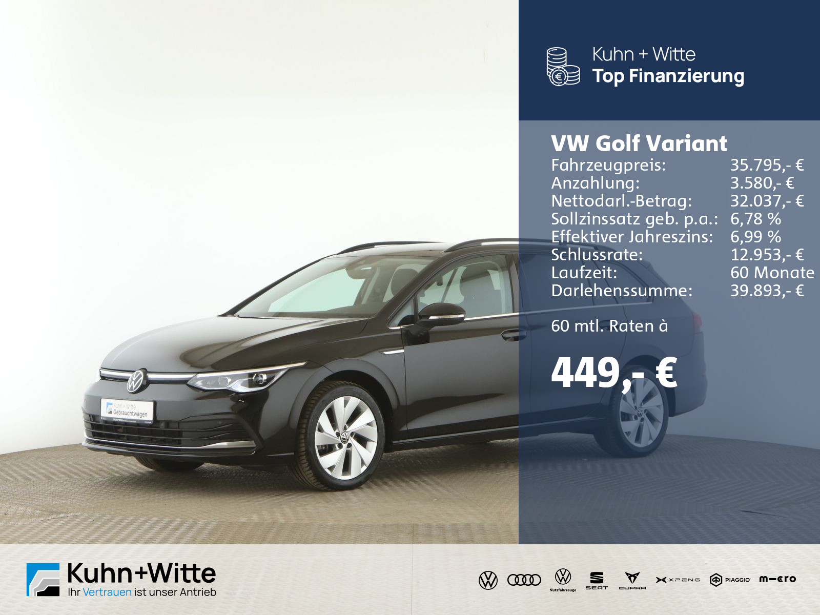 Golf VIII Variant 2.0 TDI Style *LED*PDC*Navi*AppleCar*