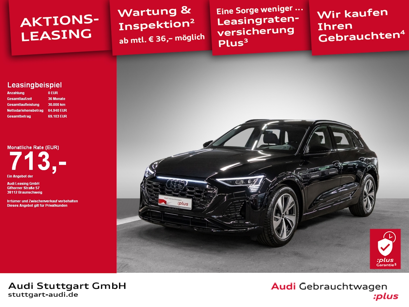 Q8 e-tron S line S line 50 quattro 250 kW AIR