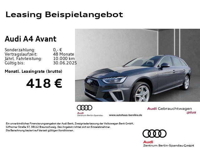 A4 Avant 35 TFSI S line S tr. *MATRIX*Virt.C+*