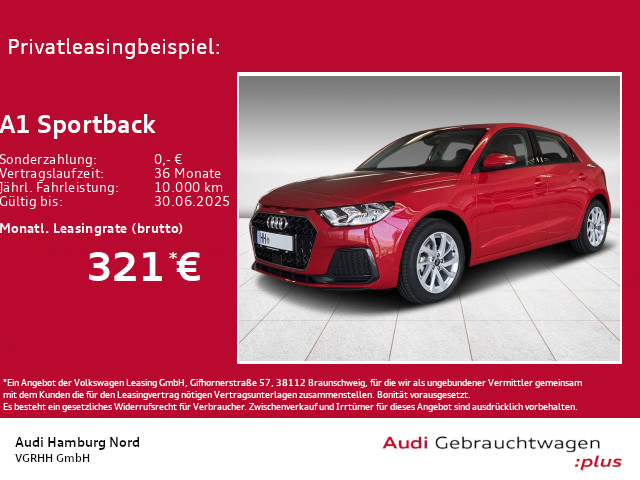 A1 Sportback 25 TFSI advanced S tronic Virtual