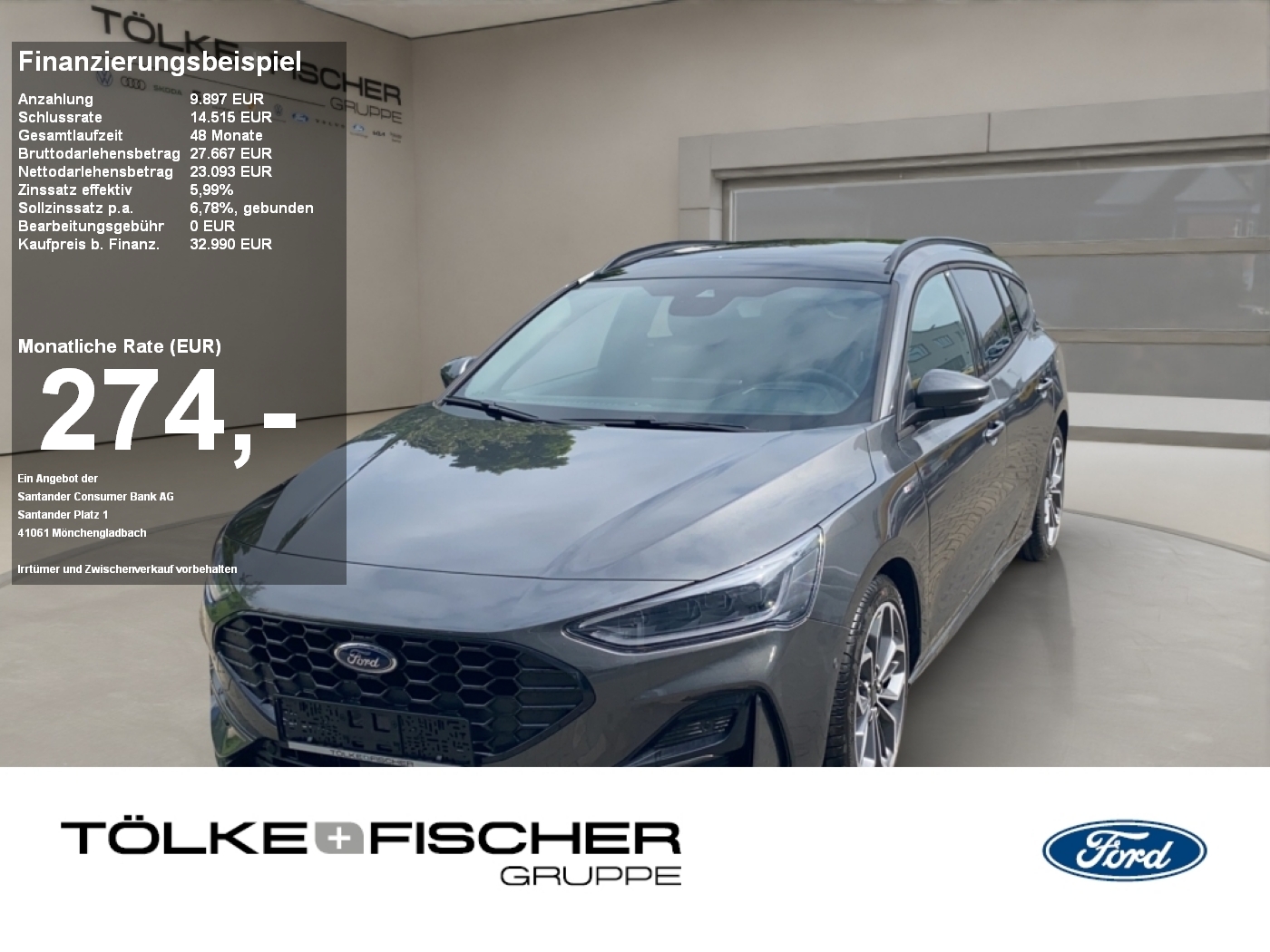 Focus Turnier 1.0 EcoBoost ST-Line X VERFÜGBAR