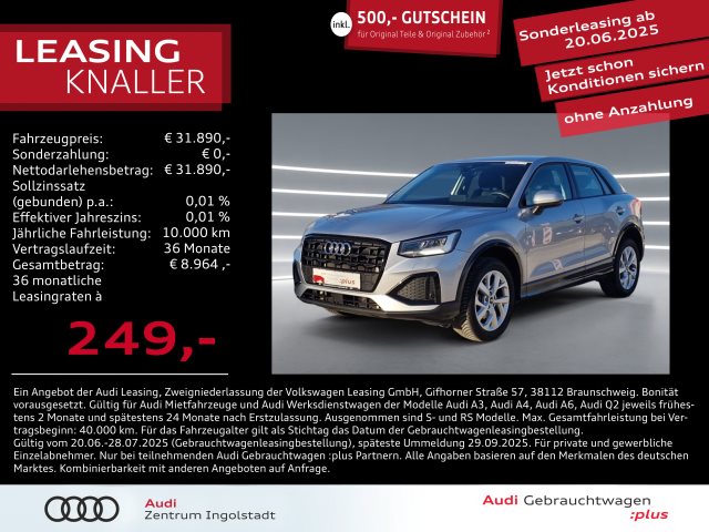 Q2 Advanced 35 TDI NAVI ACC Optik-schwarz Kam.