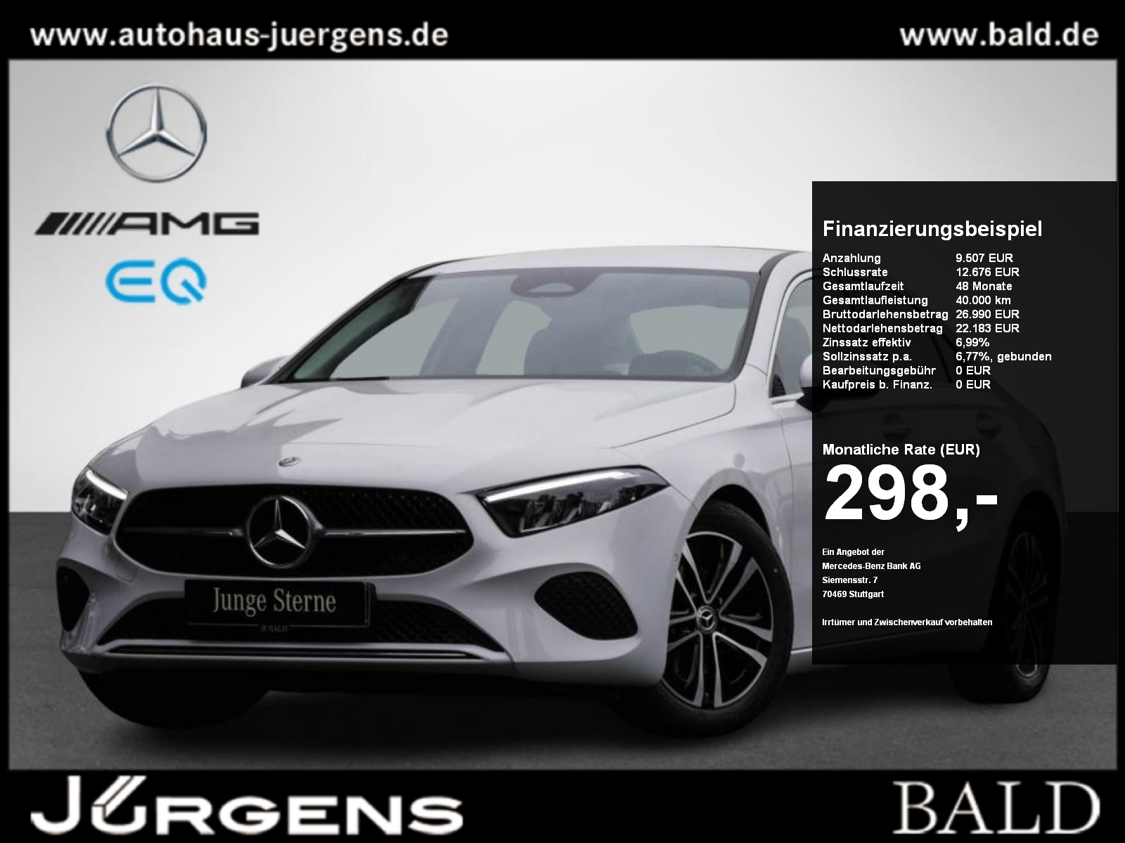 Mercedes-Benz A 200 d Limo Progressive-Advanced