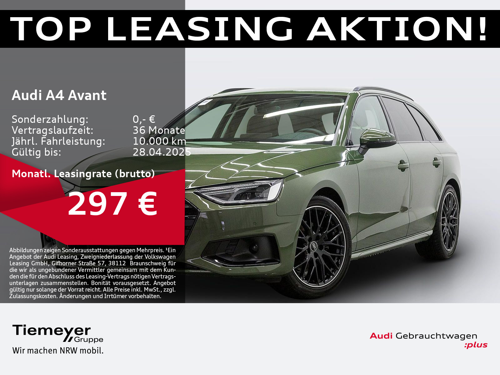 Audi A4 Avant 30 TDI ADVANCED OPTIKPKT PRIVACY 4xSITZH LM18