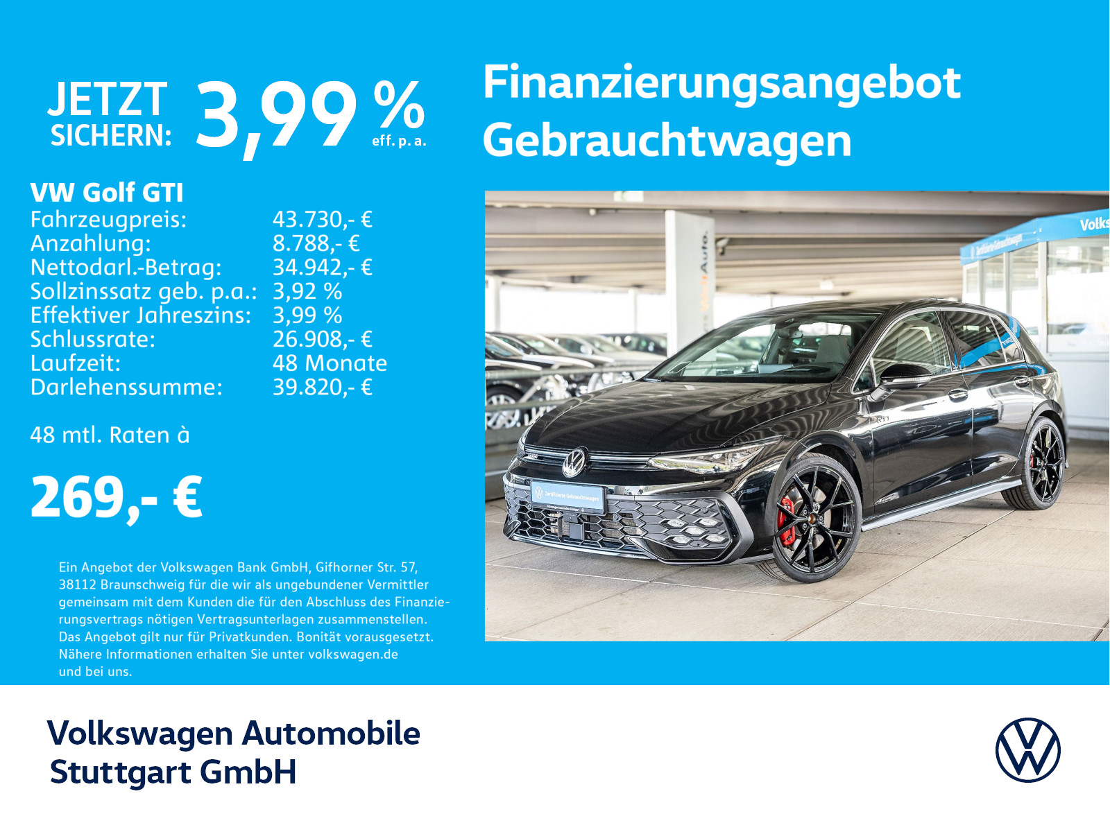 Volkswagen Golf 2.0 TSI GTI