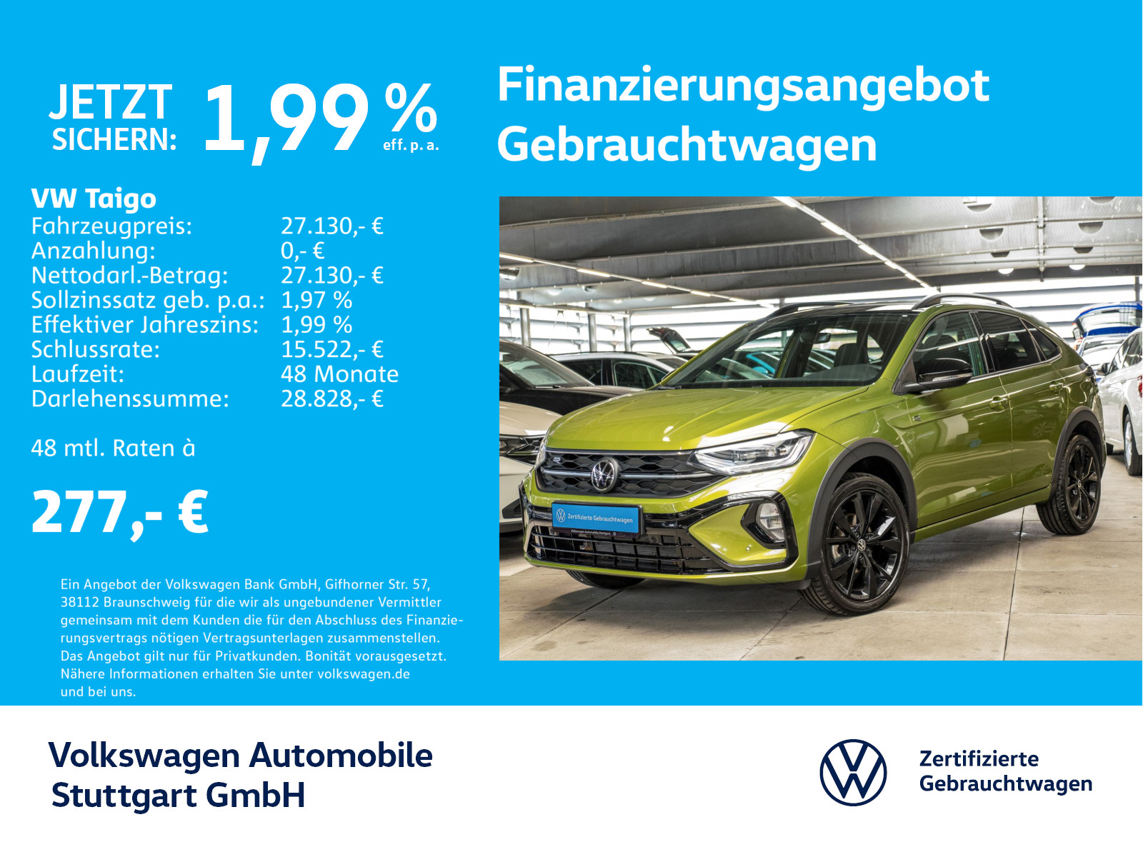 Volkswagen Taigo 1.0 TSI Style