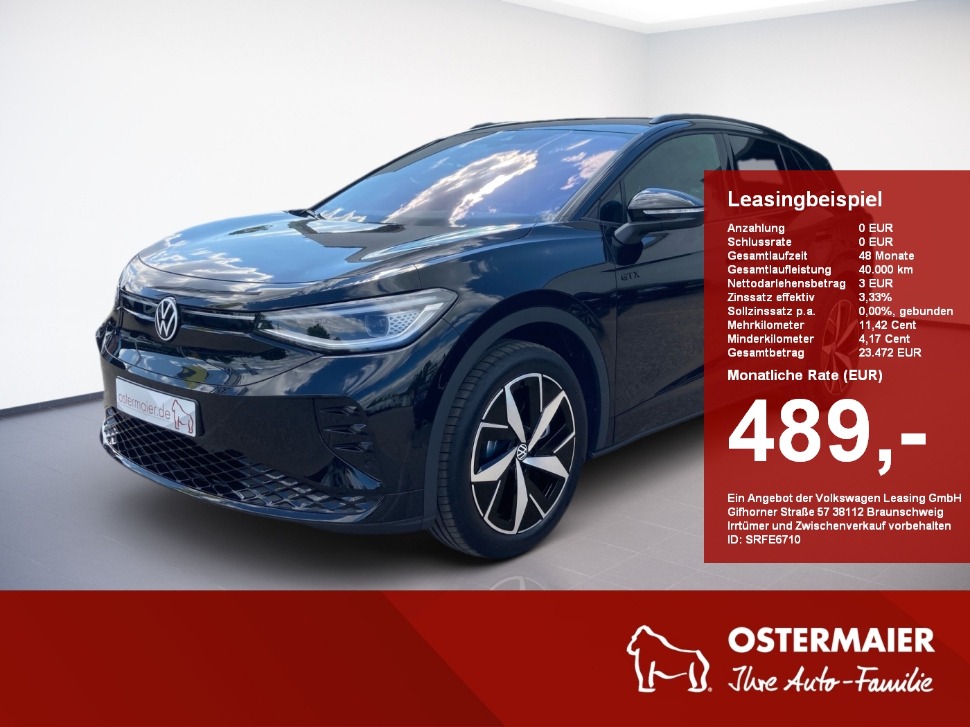 ID.4 GTX 4MOTION 77 kWh 20Alu,AHK,Nav,Wärmepumpe