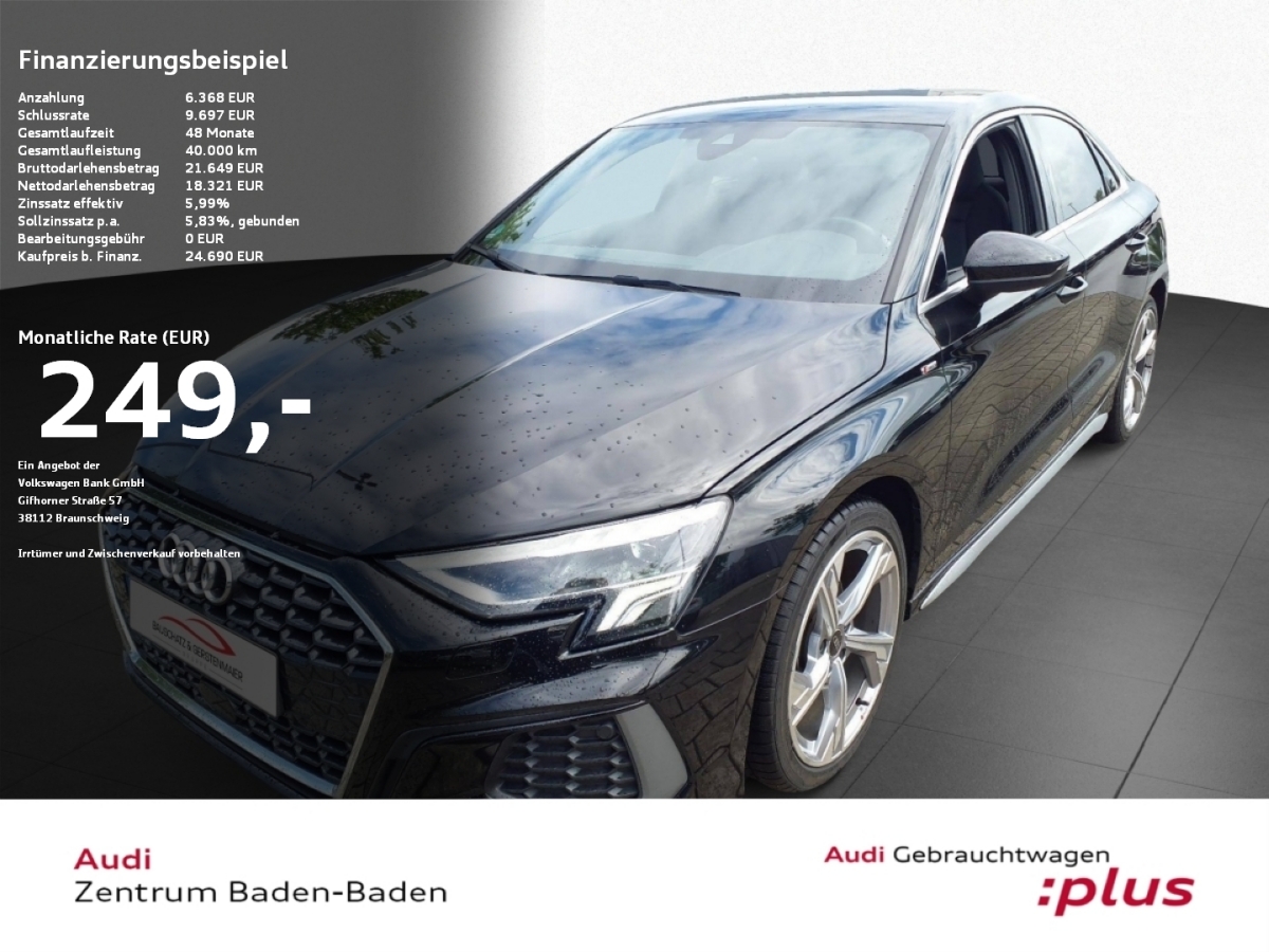 A3 Lim. 35 TFSI S tronic S line LED*STHZ*RFK