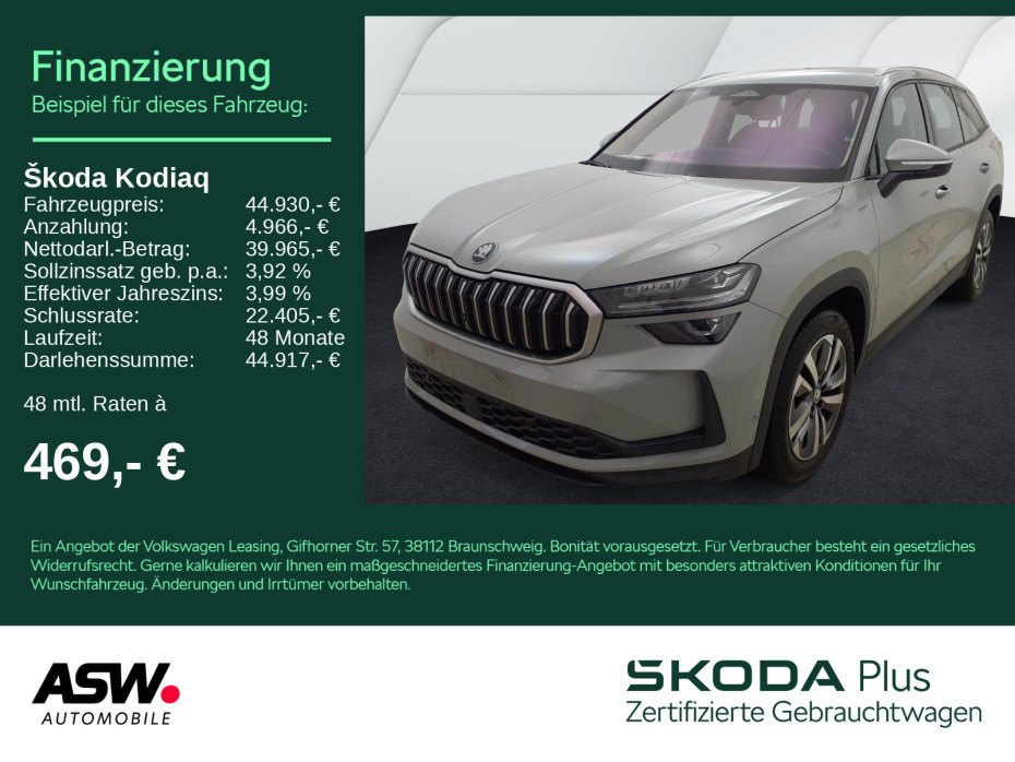 Kodiaq Selection 4x4 2.0TDI DSG LED Nav 360° AHK