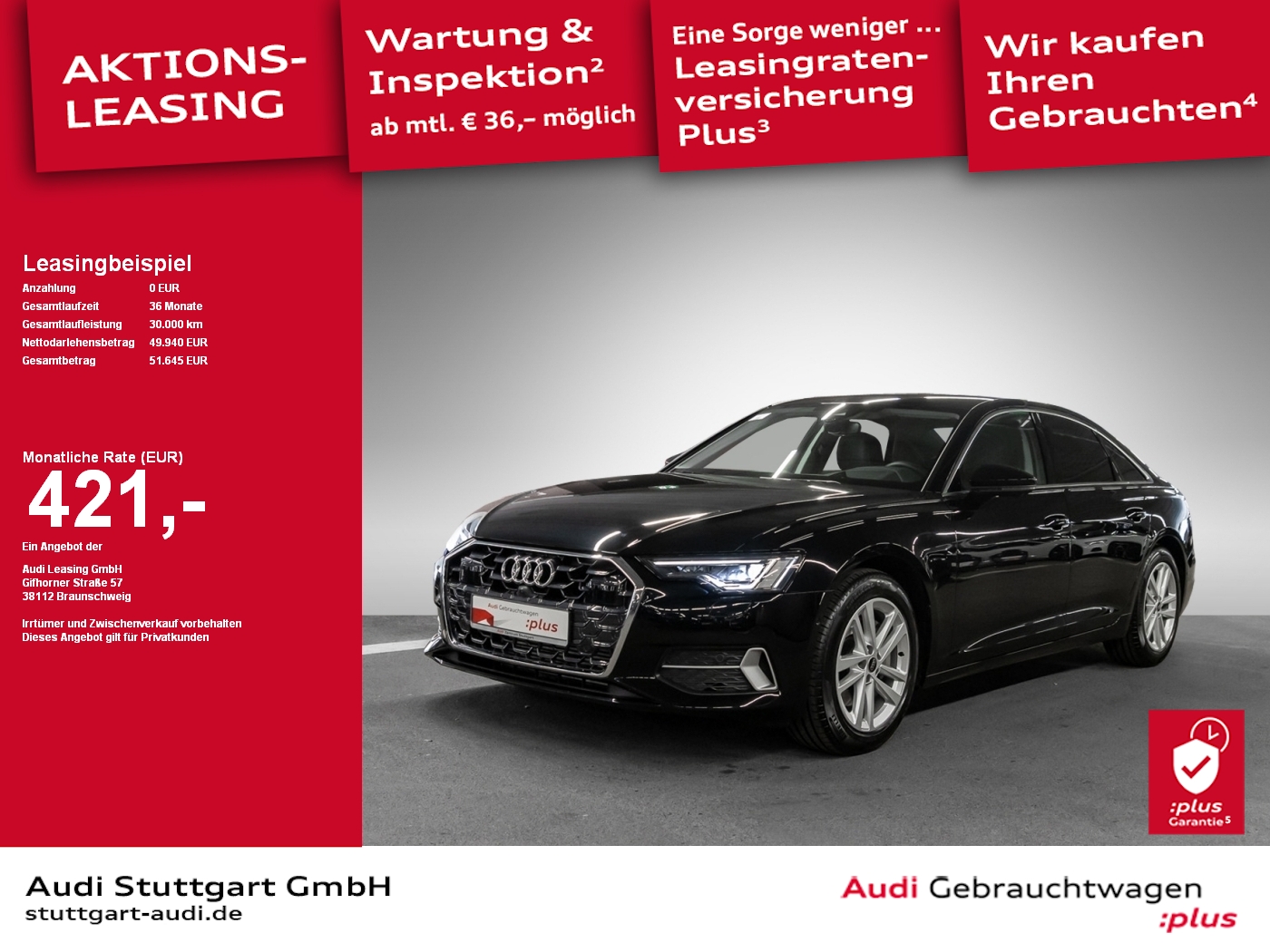 Audi A6 Limousine advanced advanced 45 TFSI