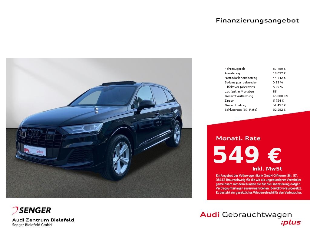 Audi Q7 55 TFSI e S line quattro