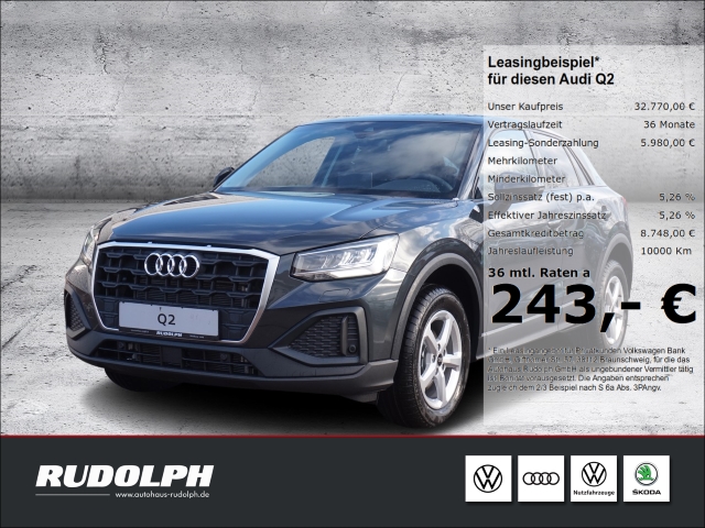Q2 35 TFSI S tronic NAVI LED KAMERA GRA SHZG MAL
