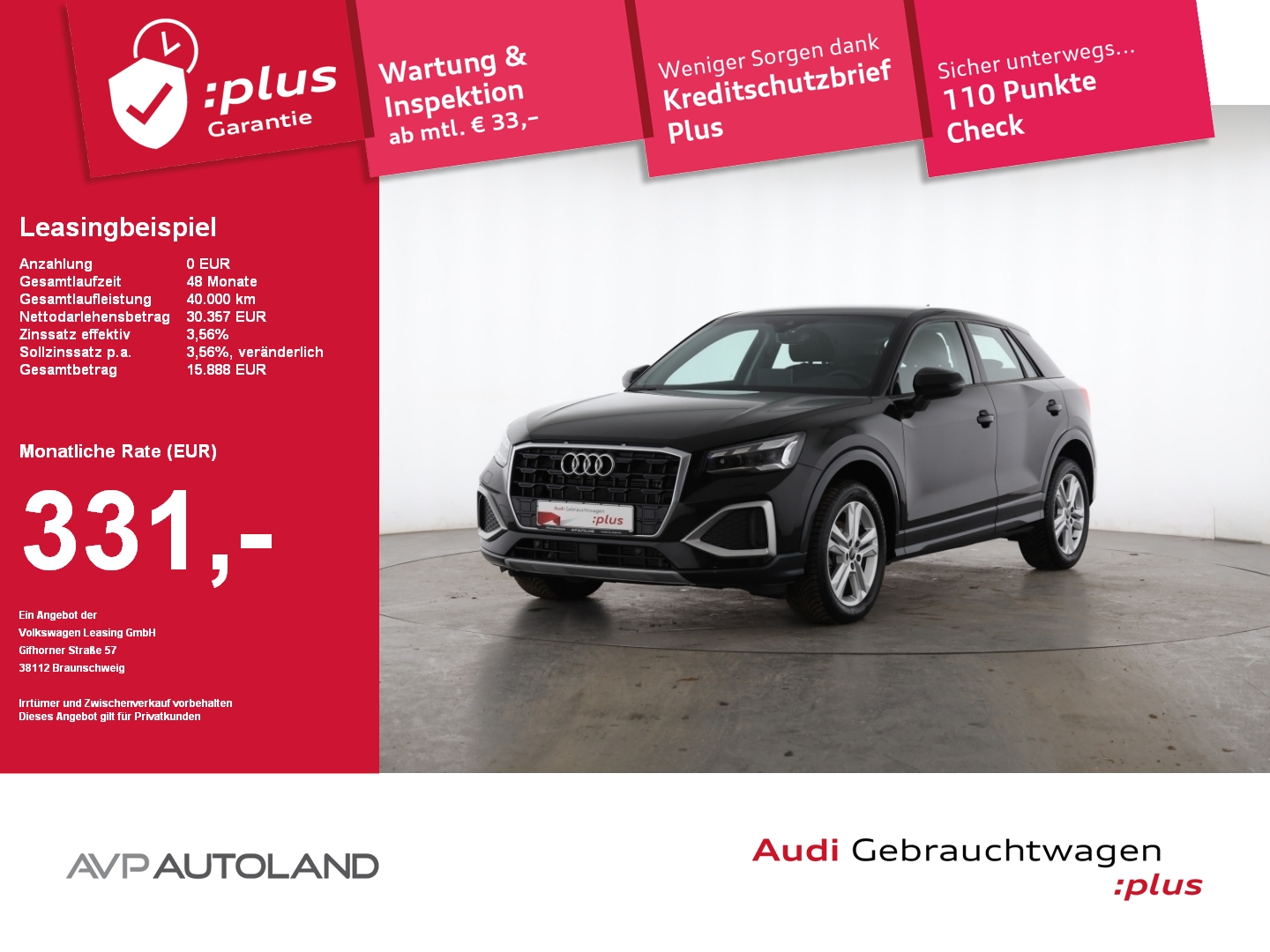 Q2 35 TFSI S tronic advanced AHK | MATRIX-LED