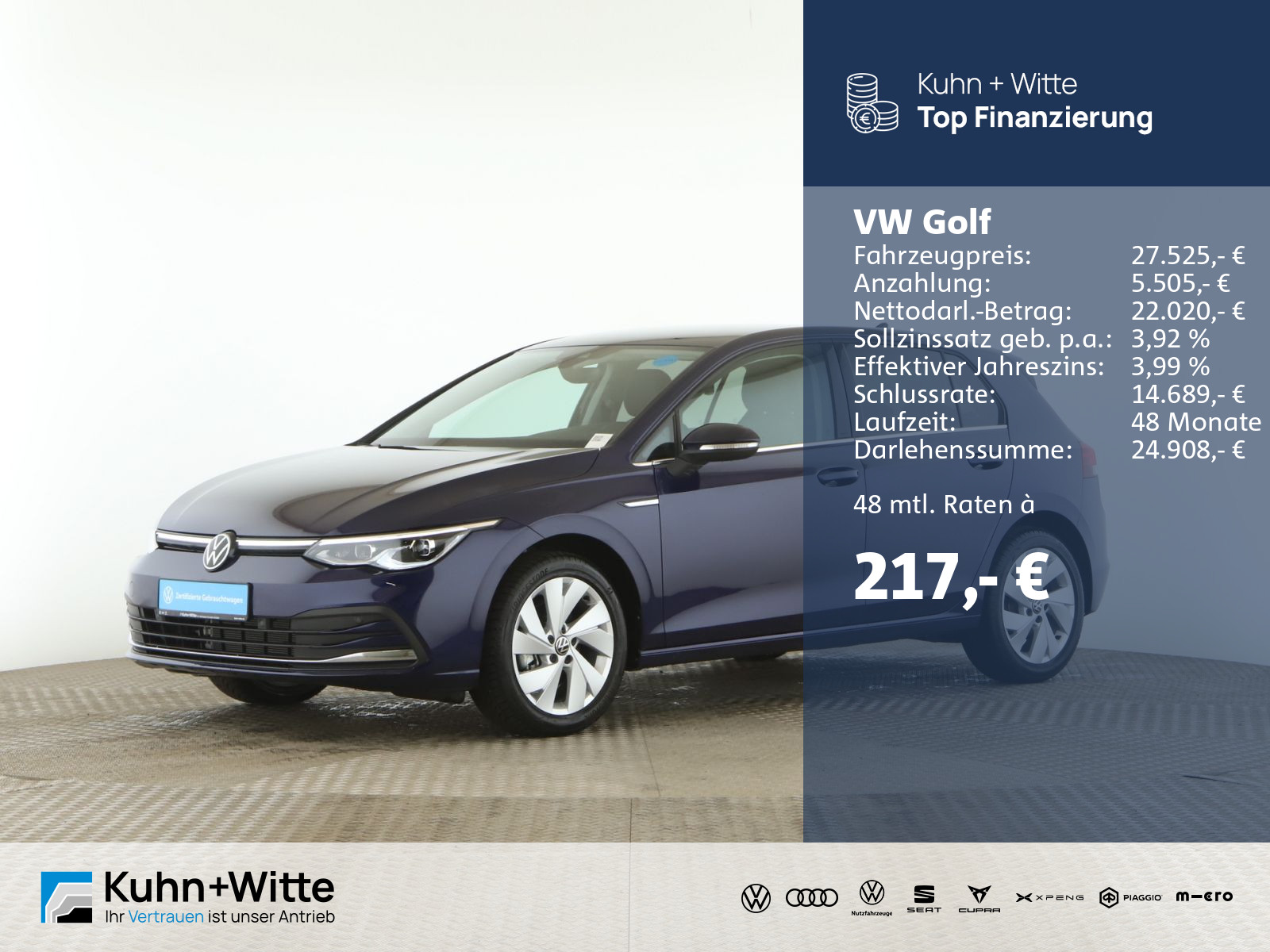 Golf VIII 1.5 TSI Style *ACC*LED*PDC*Navi*AppleCar*