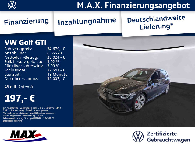 Golf VIII GTI Clubsport BLACKSTYLE PANO+HUD+H&K+