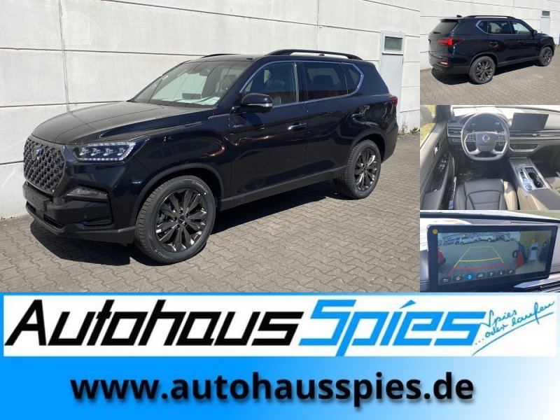 Rexton 2.2 E-XDI 4WD 8AT MY25  Black 3.5t AHL GSD ACC 360Kam  