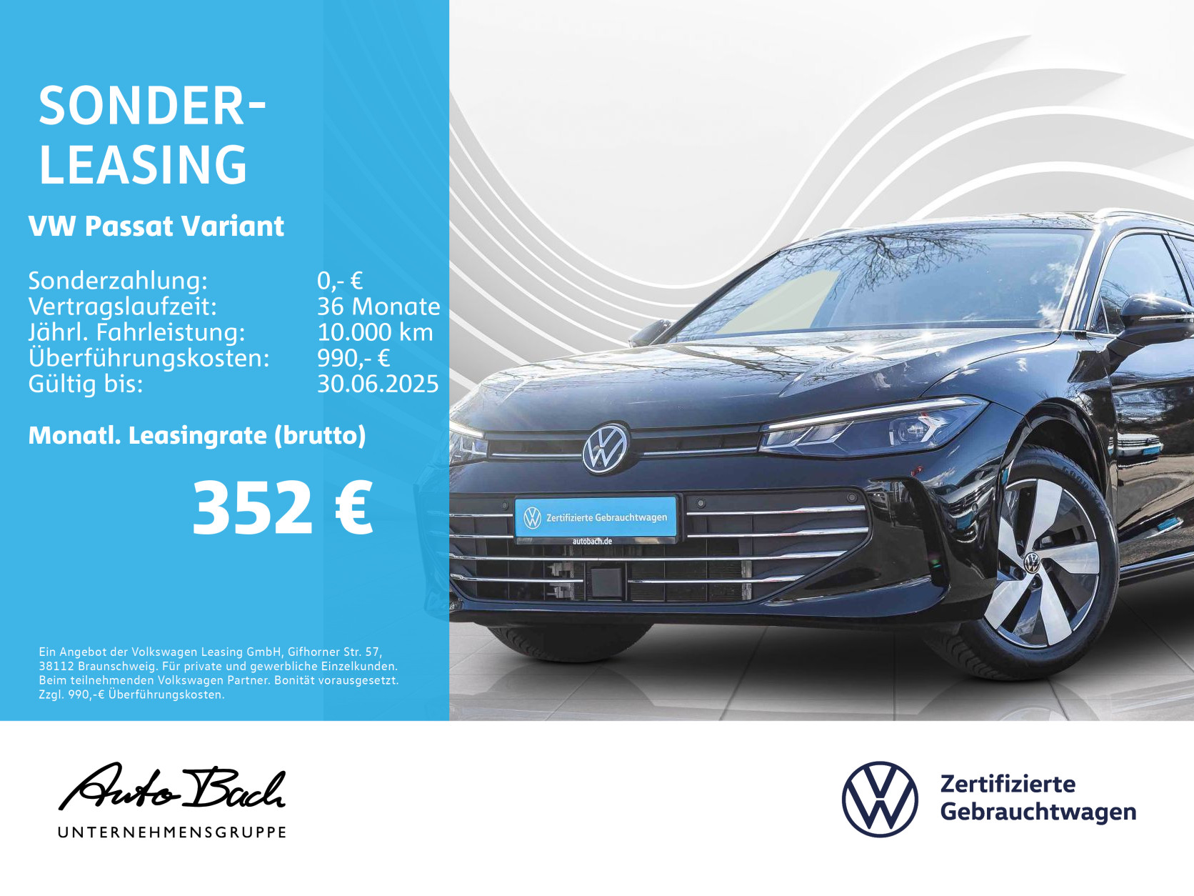 Passat Variant 1.5 eTSI DSG Business, Navi, LED, AHK, App-Connect, Digital Cockpit Pro