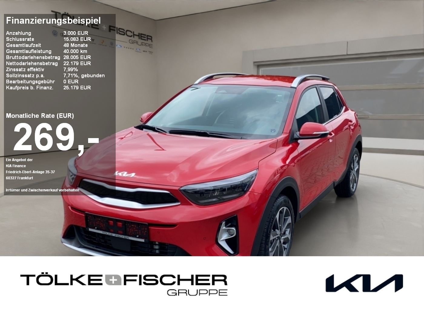 Kia Stonic 1.0 T-GDI 48V Spirit Technologie-Paket