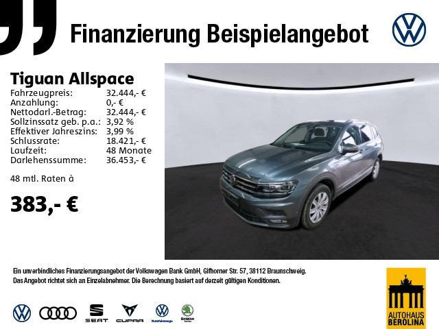 Tiguan Allspace 2.0 TDI 4M Comfortline DSG *AHK*