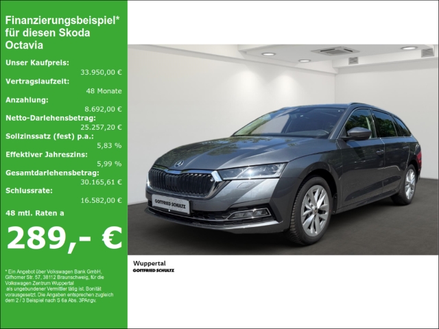 Octavia Com. 2.0 TDI DSG AHK NAVI PANO KAM SHZ PDC LM