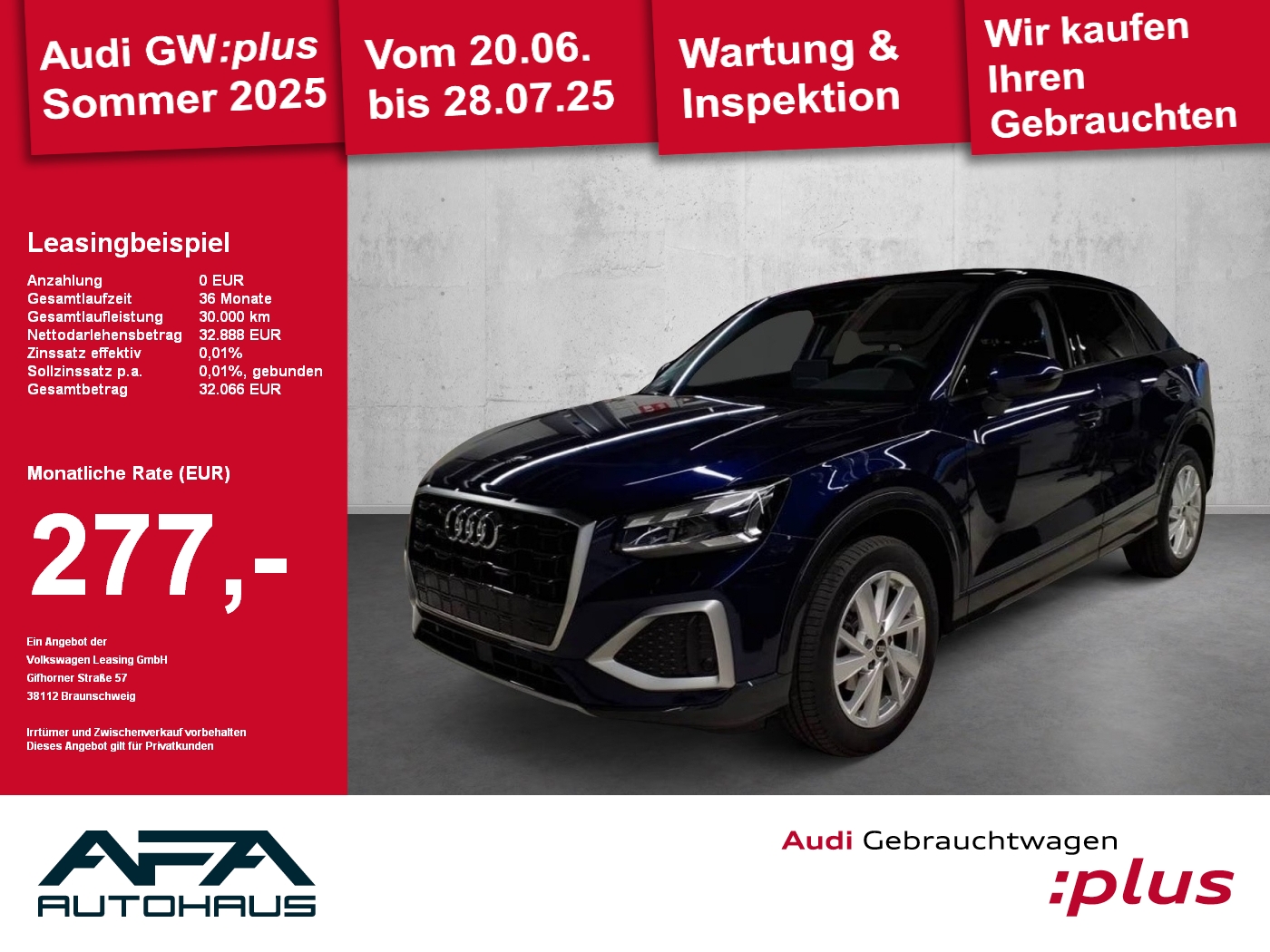 Q2 35 TFSI Advanced S tronic AHK*Matrix*Navi*LM17