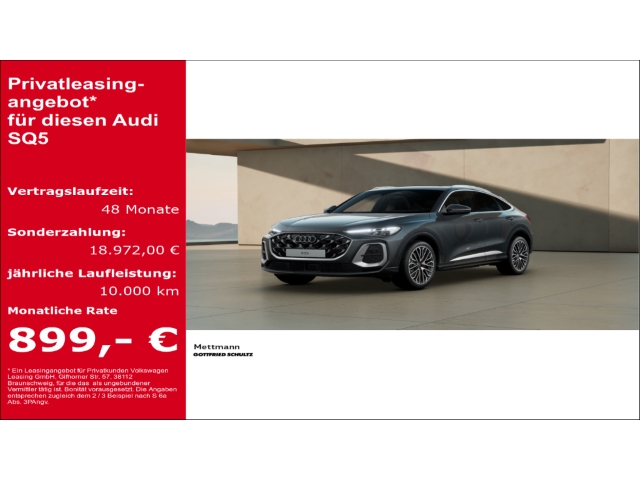 SQ5 SPORTBACK PANO MMI EXPERIENCE PRO 21 ZOLL 3.0 270 kW quattro TFSI