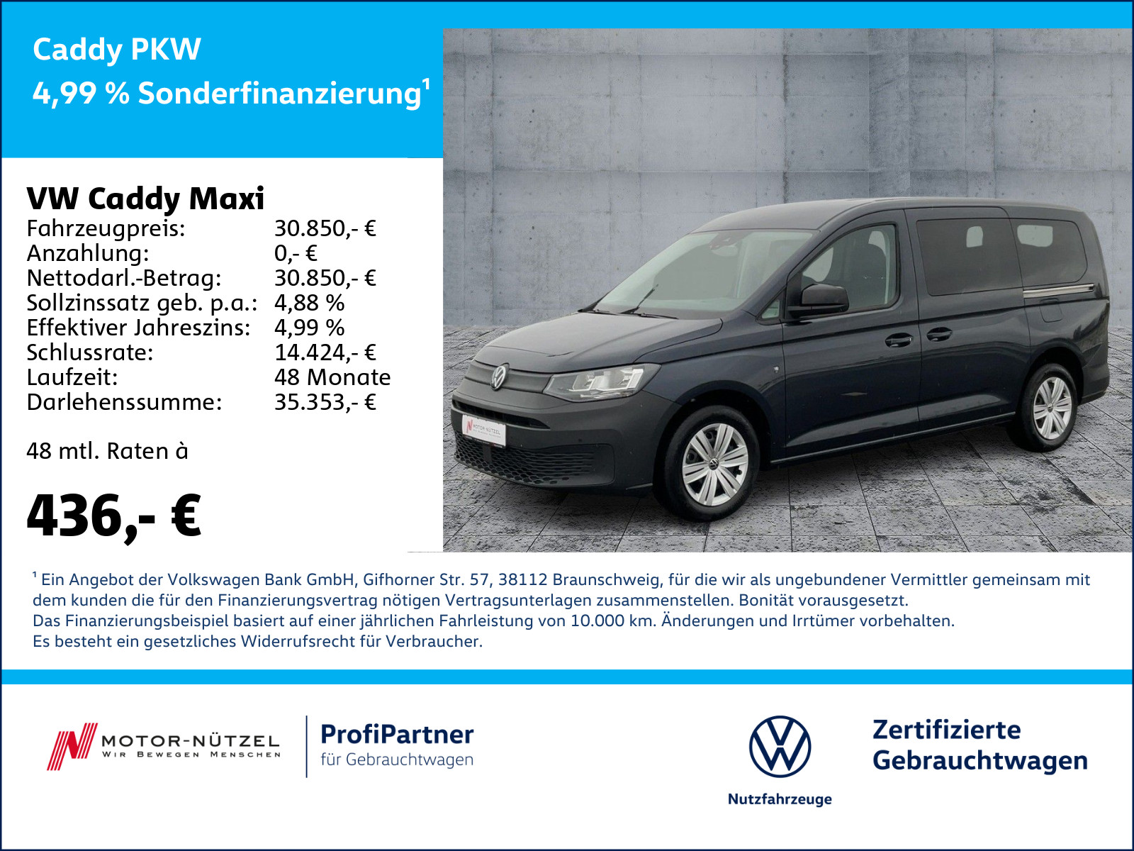 Caddy Maxi 1.5 TSI ACC+APP+SHZ+2xPDC+MFL+DAB+AHK