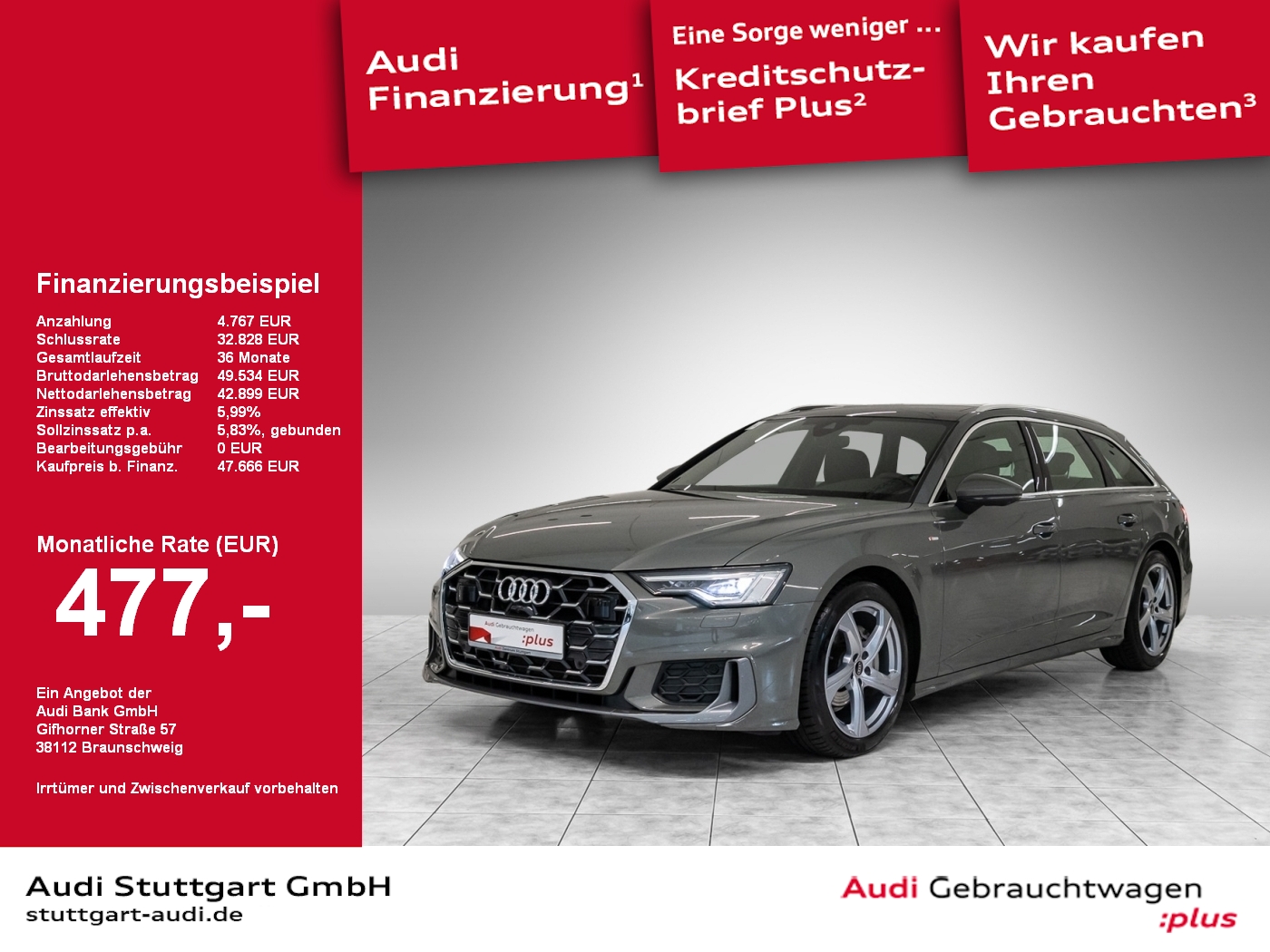 Audi A6 Avant S line 40 TDI