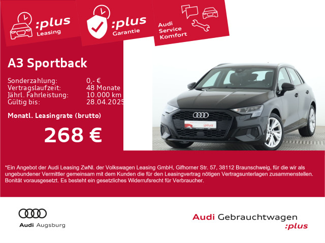A3 sportback advanced 35TDI S tr. LED*NAV*8-fach