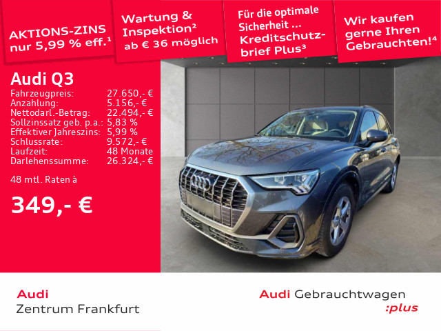 Q3 35 TDI S tronic S line LED Navi DAB VC PDC Sitzheizung