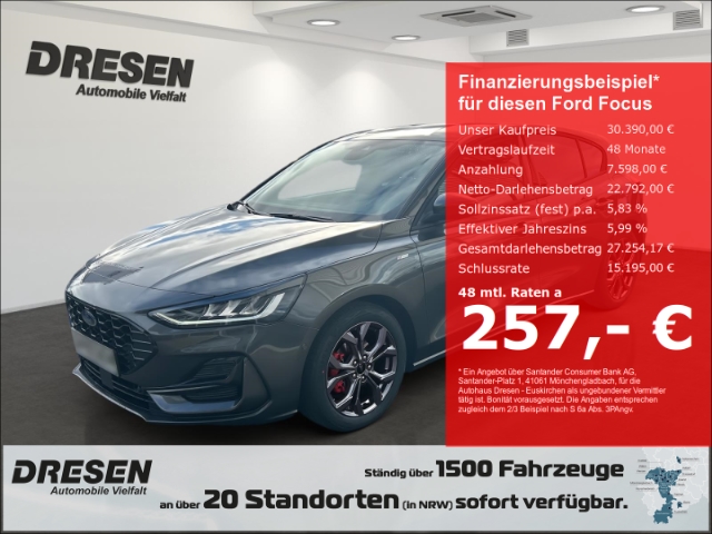 Focus ST-LINE ACC/Klimaautomatik/LED Scheinwerfer/Navi/CarPlay