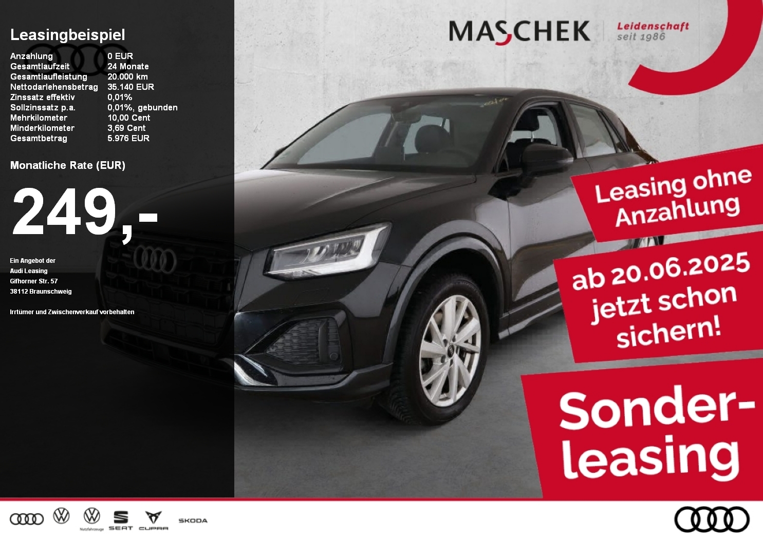 Q2 Advanced 40 TFSI quat BlackEd Naviplus Leder