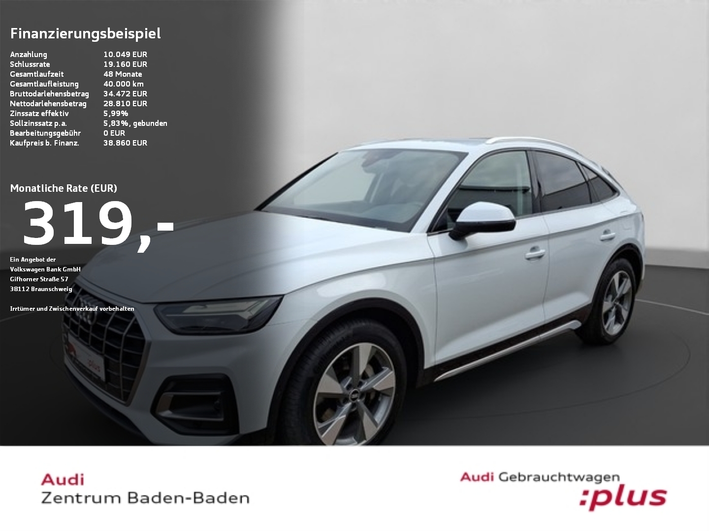 Q5 Sportback 50 TFSI e quattro advanced *LEDER*