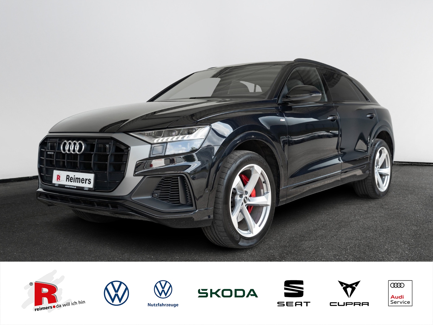Q8 50 TDI QUATTRO B&O KAM PANO VC HUD MATRIX-LED AHK ACC S-LINE