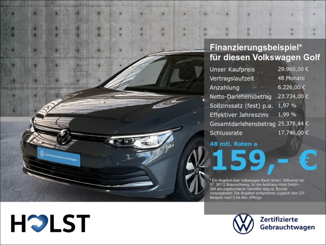 Golf VIII 2.0TDI DSG MOVE HUD AHK PANO NAVI LED GJR