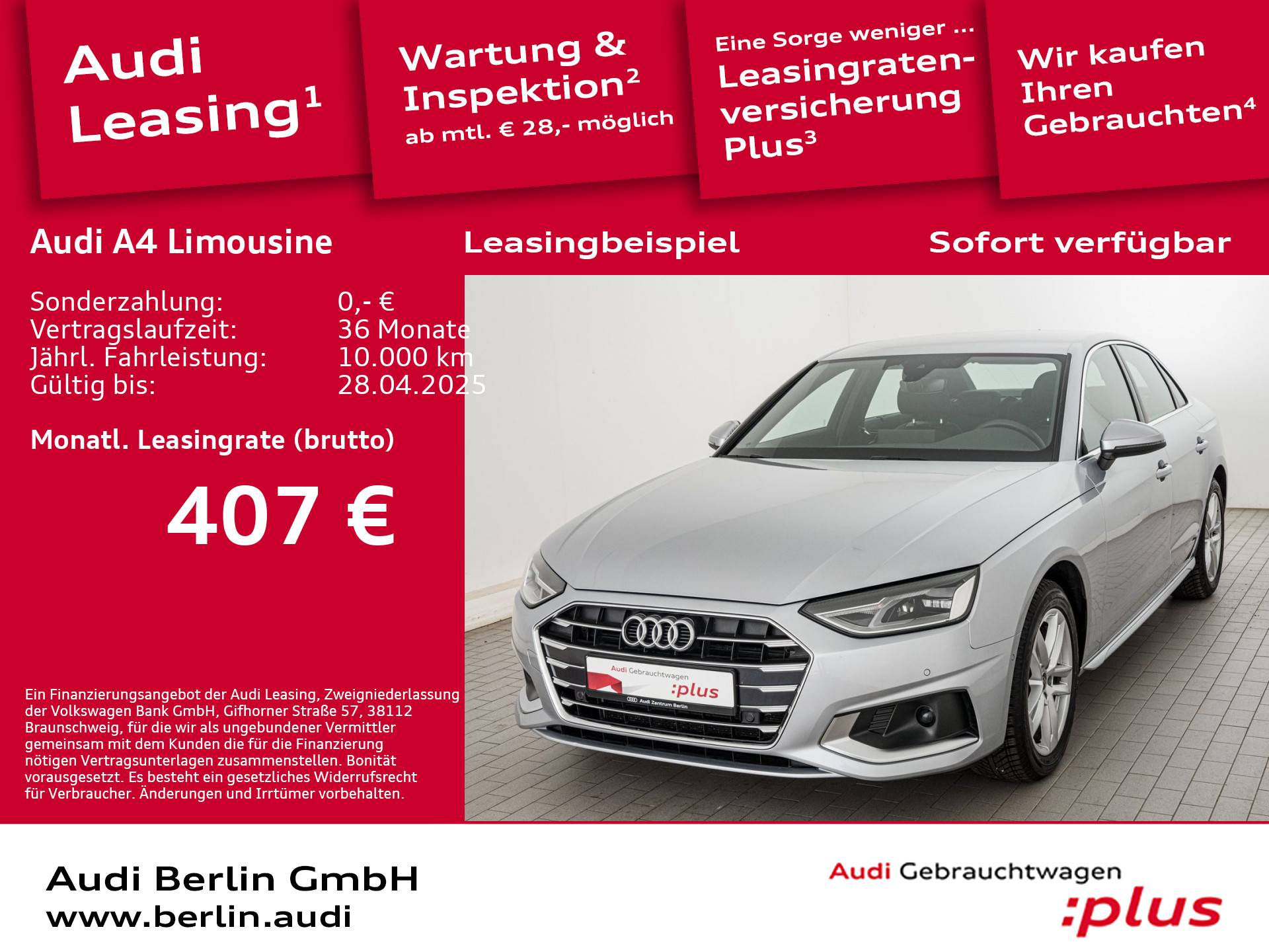 Audi A4 Limousine Advanced 35 TDI