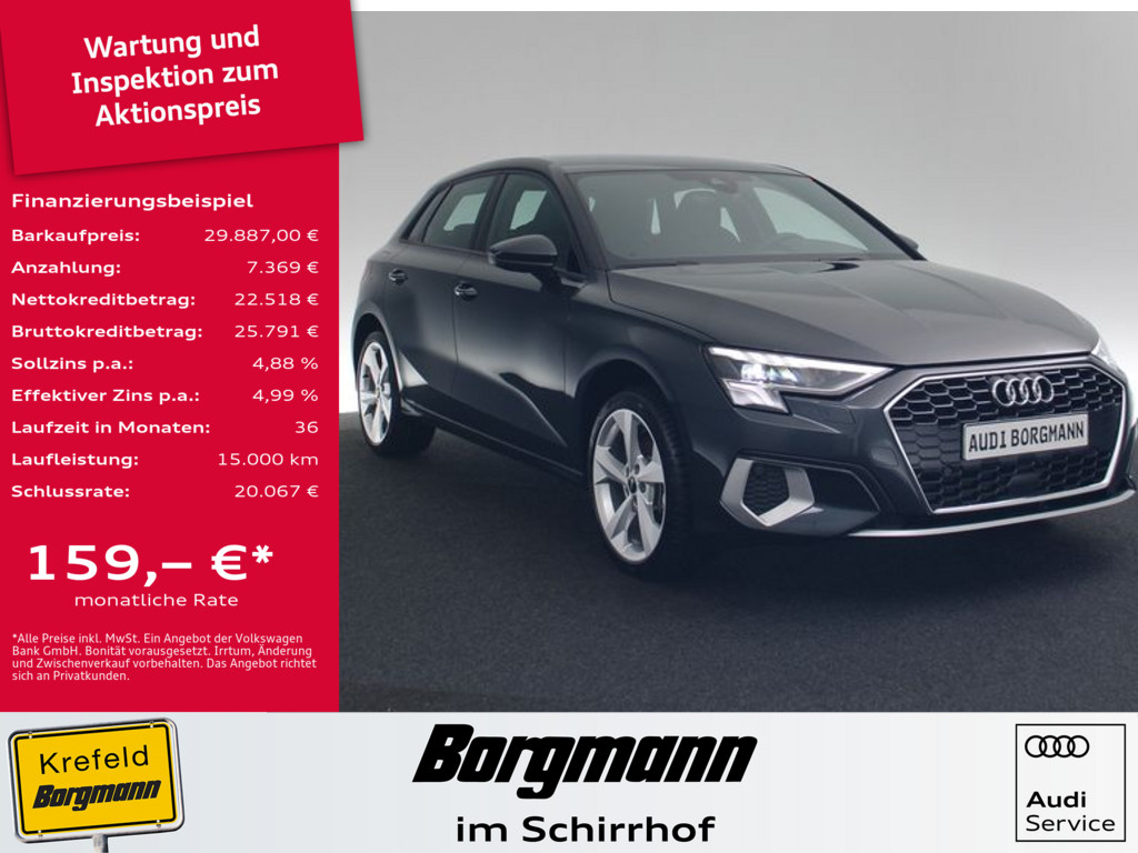 A3 Sportback 40 TFSI e-tron advanced