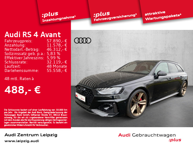 Audi RS4 Avant Tour Stadt VMax 280