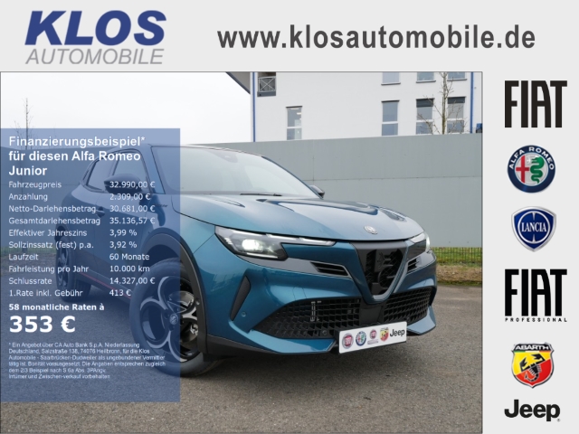 Alfa Romeo Junior 1.2 IBRIDA SPECIALE VGT 136PS DCT6 TECHNOLOGIE