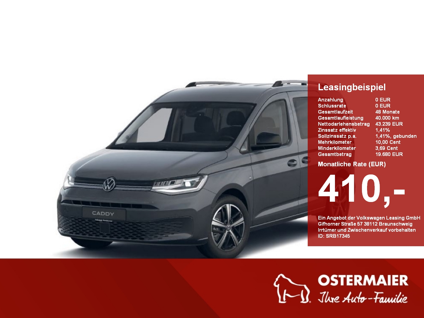 Volkswagen Caddy 2.0 l TDI Life GOAL Motor Getriebe