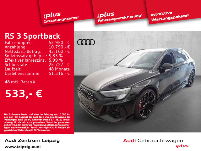 Audi RS3 Sportback abged 280km h
