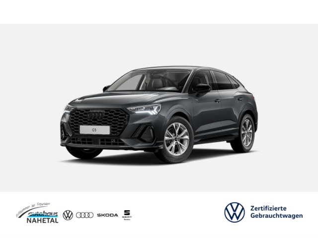 Q3 SPORTBACK 35TFSI S-LINE BUSINESS *AKTION* AHK LED NAVI+ RÜFA SHZ SPORTSITZE KLIMAAUTOM.