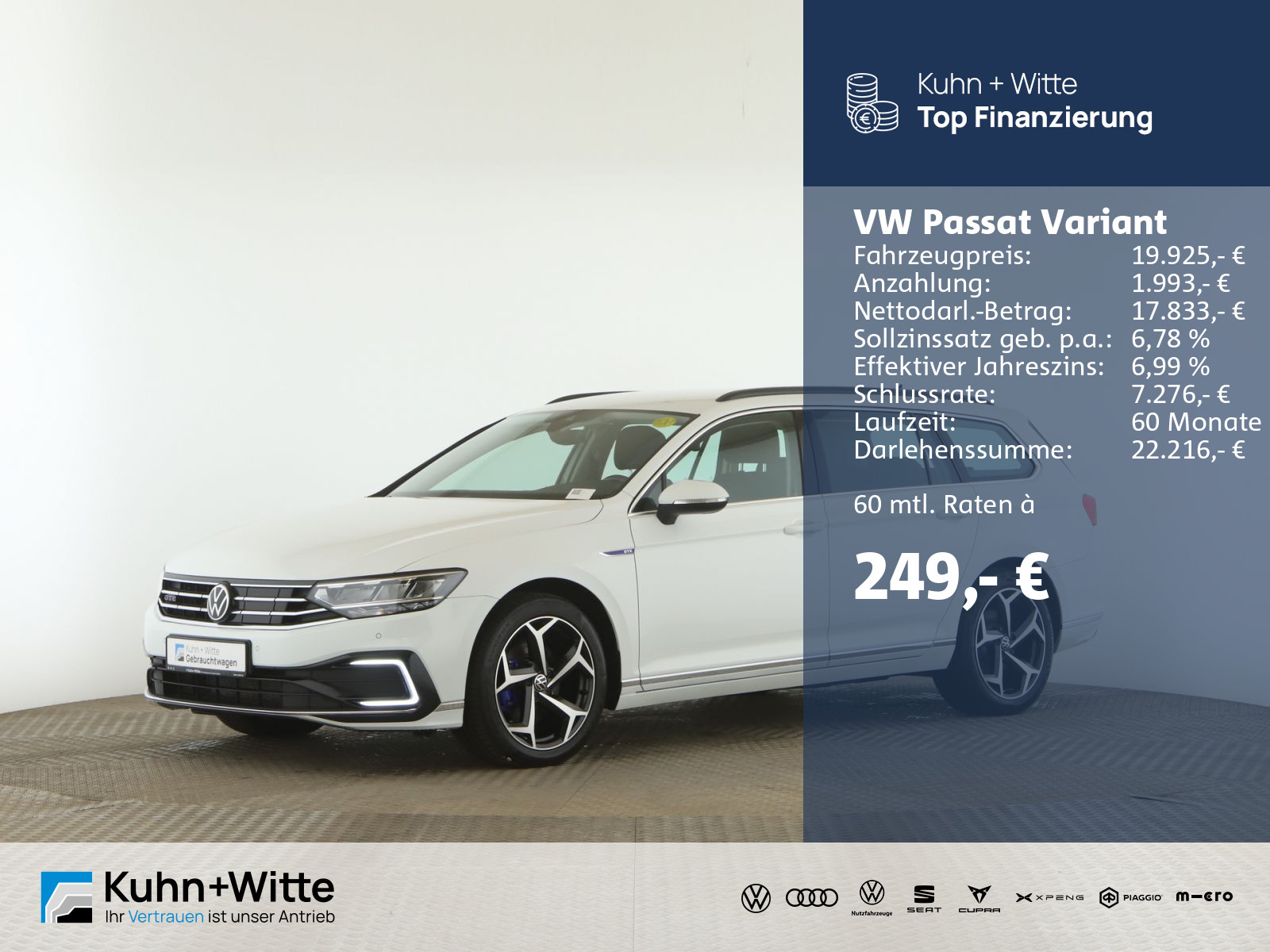 Passat Variant 1.4 TSIe GTE *ACC*LED*RFK*Navi*AppleCar*