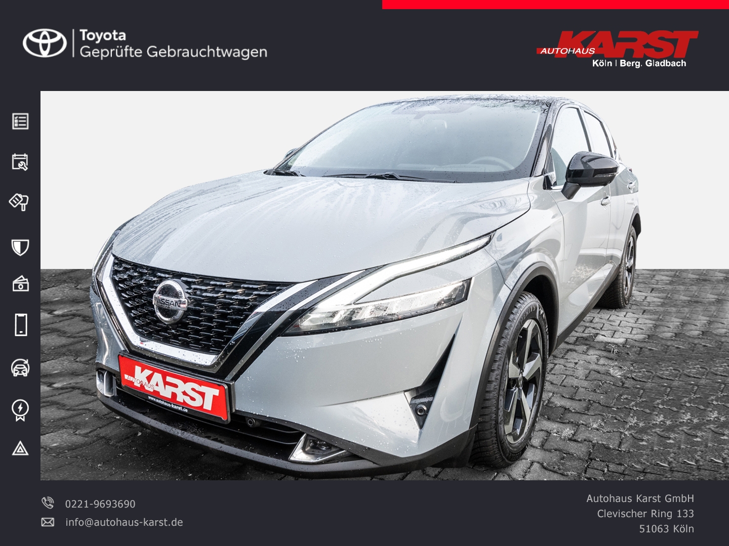 QASHQAI 1.3 DIG-T N-CONNECTA *TOP-ZUSTAND* 360 °