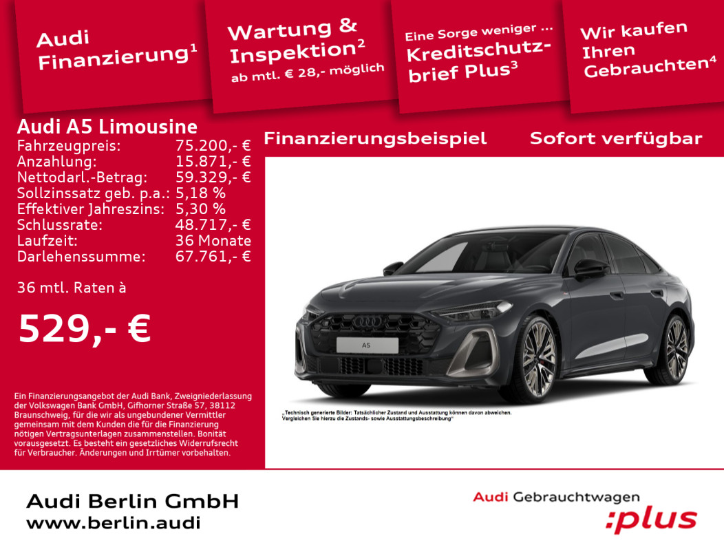 A5 Limousine TFSI quattro S tronic