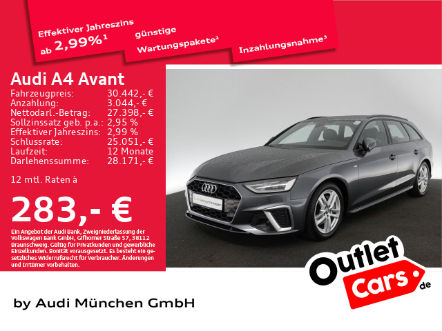 A4 Avant 40 TDI S tronic S line Navi+/PDC+/SitzHzg