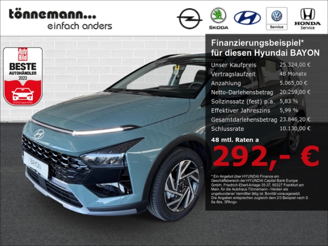 Hyundai BAYON T TREND SITZ SMARTKEY