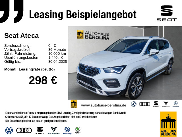 Seat Ateca 1.5 TSI Xperience BEATS